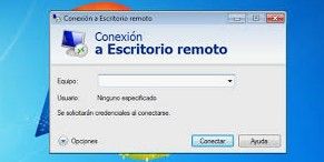 Conexión a escritorio remoto