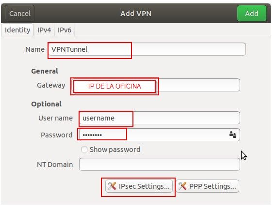 Configurar túneles VPN L2TP/IPSec en los Sistemas Operativos más comunes