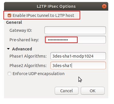 L2TP/IPSEC en Linux - Ubuntu