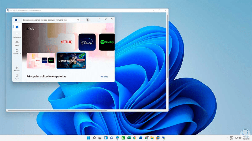 Escritorio Remoto de Windows